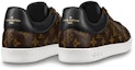 Shop Louis Vuitton Luxembourg Sneakers 'Coklat Logo Monogram' 1A4PAB