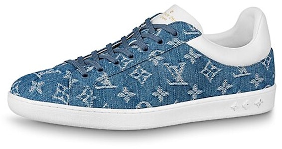 LOUIS VUITTON 盧森堡運動鞋 低筒時尚板鞋 男款 牛仔藍 Buy LOUIS VUITTON 盧森堡運動鞋 低筒時尚板鞋 男款 牛仔藍