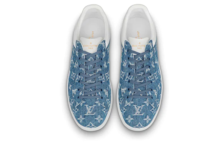 Lookbook Louis Vuitton Sneakers Luxembourg 'Denim Biru' 1A8QDS