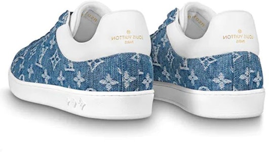 LOUIS VUITTON 盧森堡運動鞋 低筒時尚板鞋 男款 牛仔藍 Shop LOUIS VUITTON 盧森堡運動鞋 低筒時尚板鞋 男款 牛仔藍