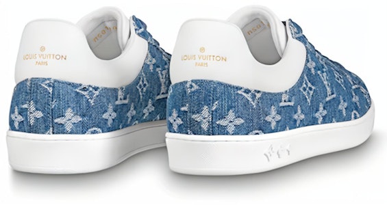 LOUIS VUITTON 盧森堡運動鞋 低筒時尚板鞋 男款 牛仔藍 Purchase LOUIS VUITTON 盧森堡運動鞋 低筒時尚板鞋 男款 牛仔藍