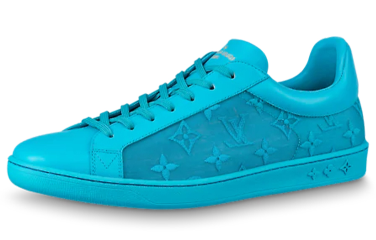 Louis Vuitton Luxembourg Sneakers 'Teal Logo Monogram' 1A7QYV