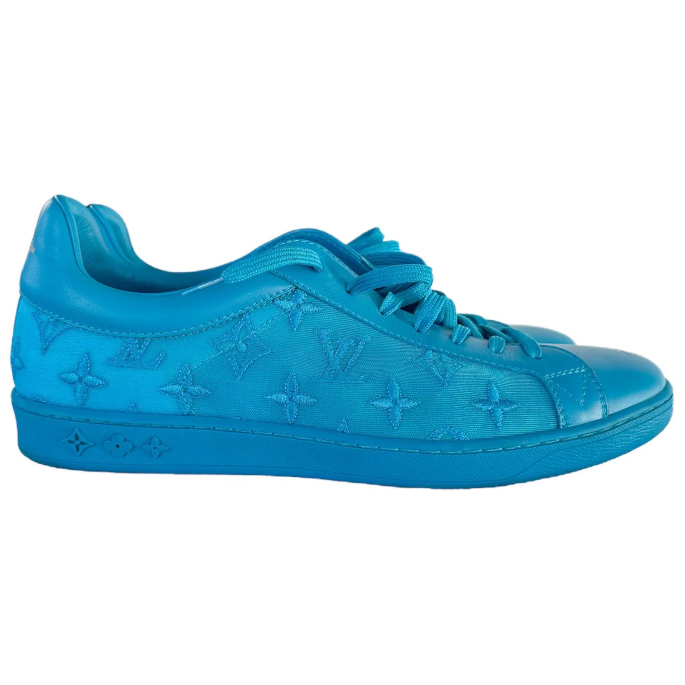 Lookbook Louis Vuitton Luxembourg Sepatu 'Teal Logo Monogram' 1A7QYV