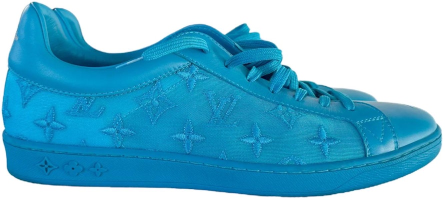 Louis Vuitton Luxembourg Sneakers 'Teal Logo Monogram' 1A7QYV Lookbook Louis Vuitton Luxembourg Sneakers 'Teal Logo Monogram' 1A7QYV