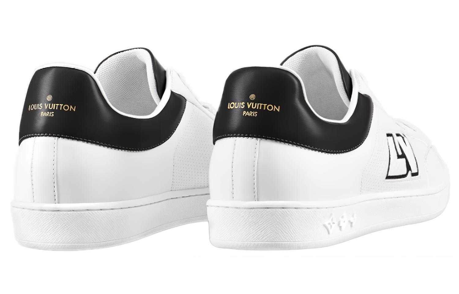 Lookbook Louis Vuitton Luxembourg Sepatu Sneakers 'Putih Hitam' 1A8XZS