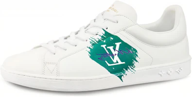 Louis Vuitton Luxembourg Sneakers 'White Green' 1A4OGX Louis Vuitton Luxembourg Sneakers 'White Green' 1A4OGX