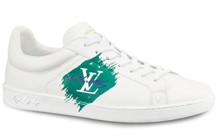 Order Sneaker Louis Vuitton Luxembourg 'Putih Hijau' 1A4OGX