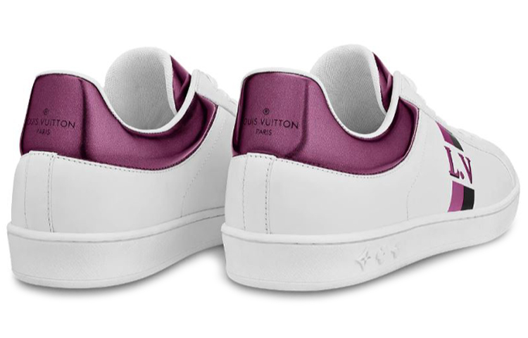 Shop Sneakers Louis Vuitton Luxembourg ''Bianco Rosa Metallico'' 1A5UIA
