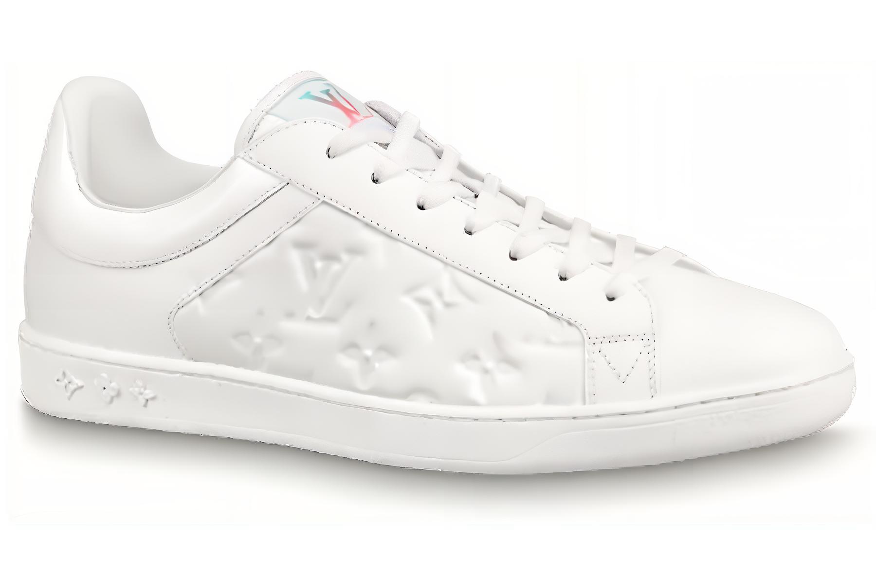 Order Louis Vuitton Luxembourg Sneakers 'Putih Monogram dengan Logo Warna-warni' 1A8J0W