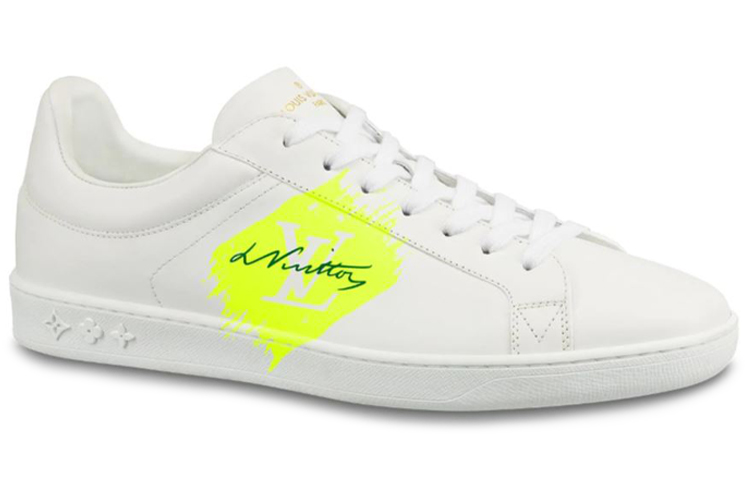 LV Luxembourg Sneakers 'White Neon Yellow' 圖 2