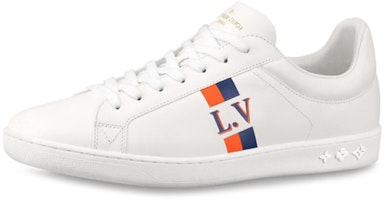 Louis Vuitton Luxembourg Sneakers 'White Orange' 1A57U4 Louis Vuitton Luxembourg Sneakers 'White Orange' 1A57U4