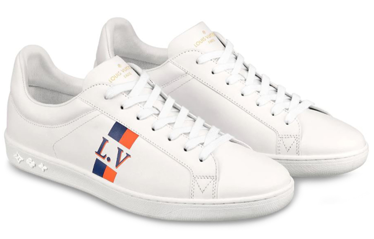 Lookbook Sneakers Louis Vuitton Luxembourg ''Bianco Arancione'' 1A57U4