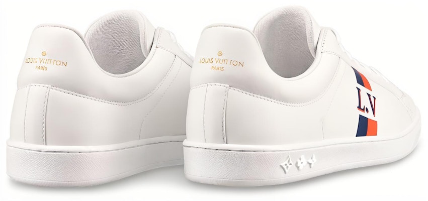 Louis Vuitton Luxembourg Sneakers 'White Orange' 1A57U4 Shop Louis Vuitton Luxembourg Sneakers 'White Orange' 1A57U4
