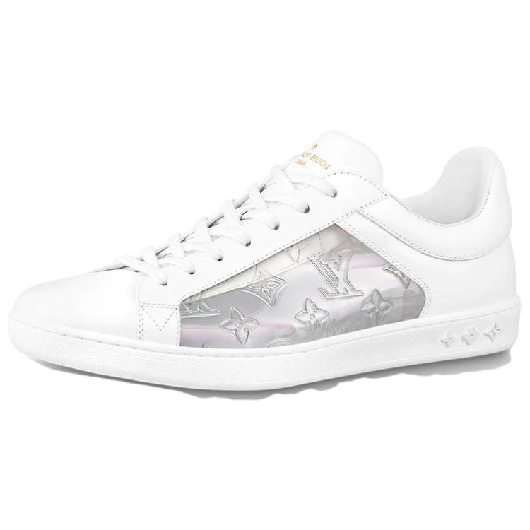Louis Vuitton Luxembourg Sneakers 'White with Silver Monogram' 1A8MAH