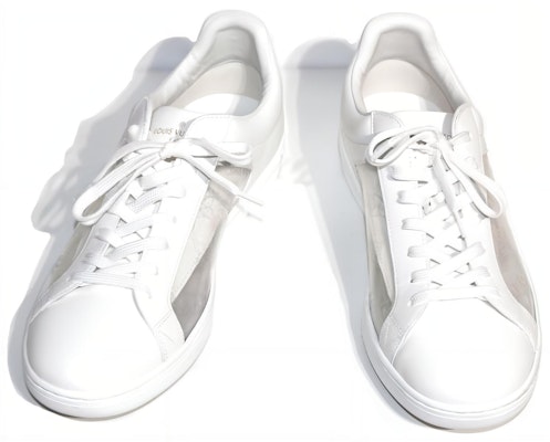 Louis Vuitton Luxembourg Sneakers 'White with Silver Monogram' 1A8MAH Shop Louis Vuitton Luxembourg Sneakers 'White with Silver Monogram' 1A8MAH