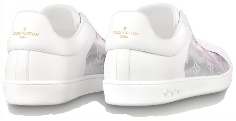 Louis Vuitton Luxembourg Sneakers 'White with Silver Monogram' 1A8MAH Details for Louis Vuitton Luxembourg Sneakers 'White with Silver Monogram' 1A8MAH