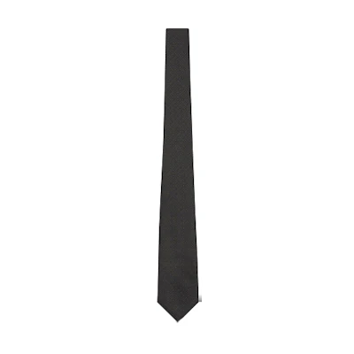 LOUIS VUITTON Luxury 24K Gold Thread Silk Tie M75294