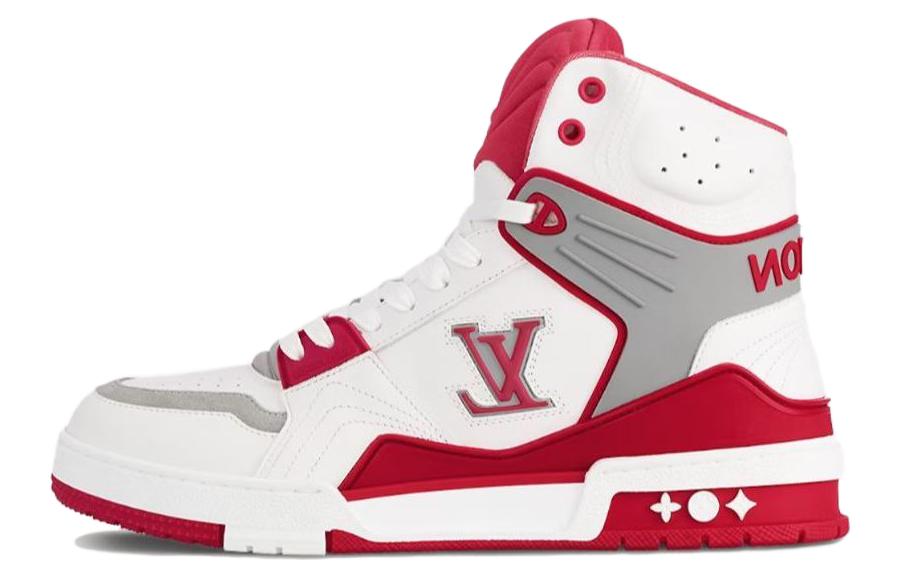 LV LV Ankle Trainers 'White Red Grey'