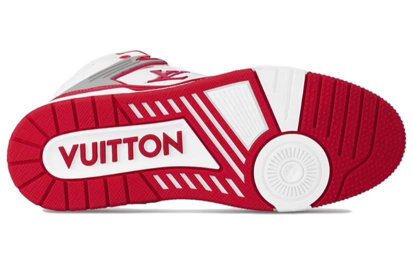 LV LV Ankle Trainers 'White Red Grey' 圖 4