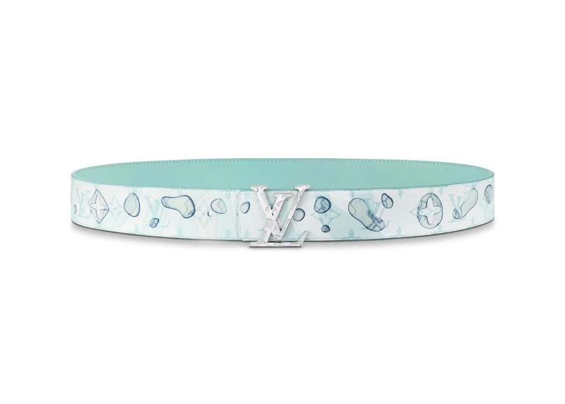 Louis Vuitton LV Aqua 40MM Reversible Belt Light Blue