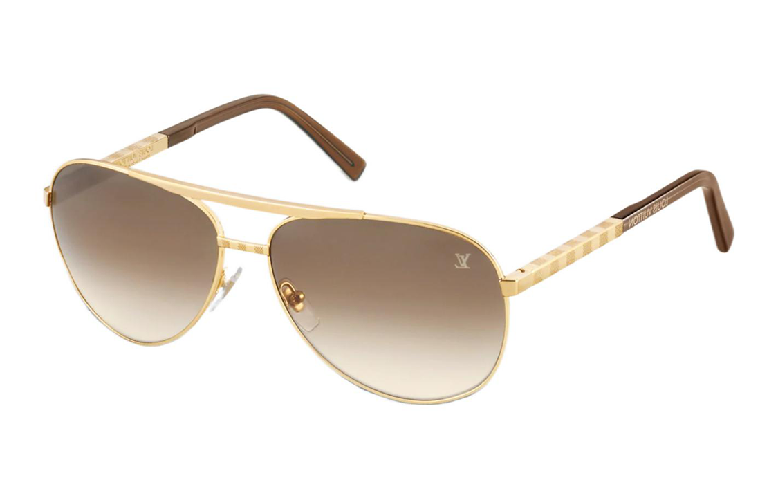 Louis Vuitton LV Attitude Gold Metal Aviator Sunglasses for Men Z0339U 圖 2