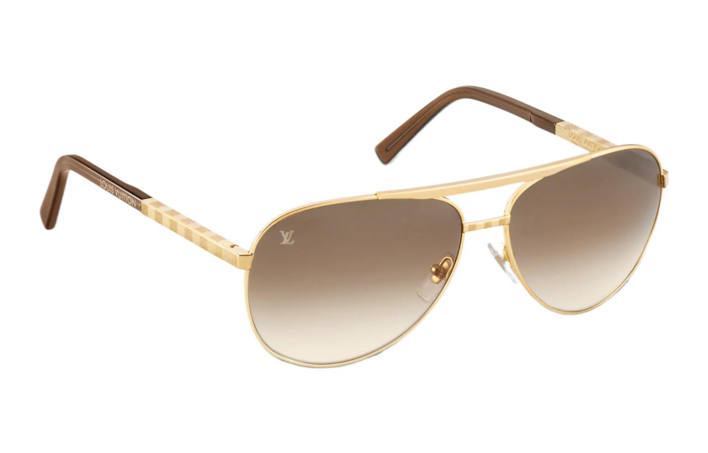 Louis Vuitton LV Attitude Gold Metal Aviator Sunglasses for Men Z0339U 圖 3