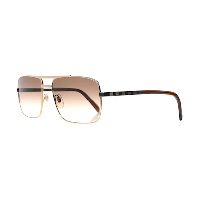 LOUIS VUITTON LV Attitude Gold Square Gradient Sunglasses for Men. Z0259U