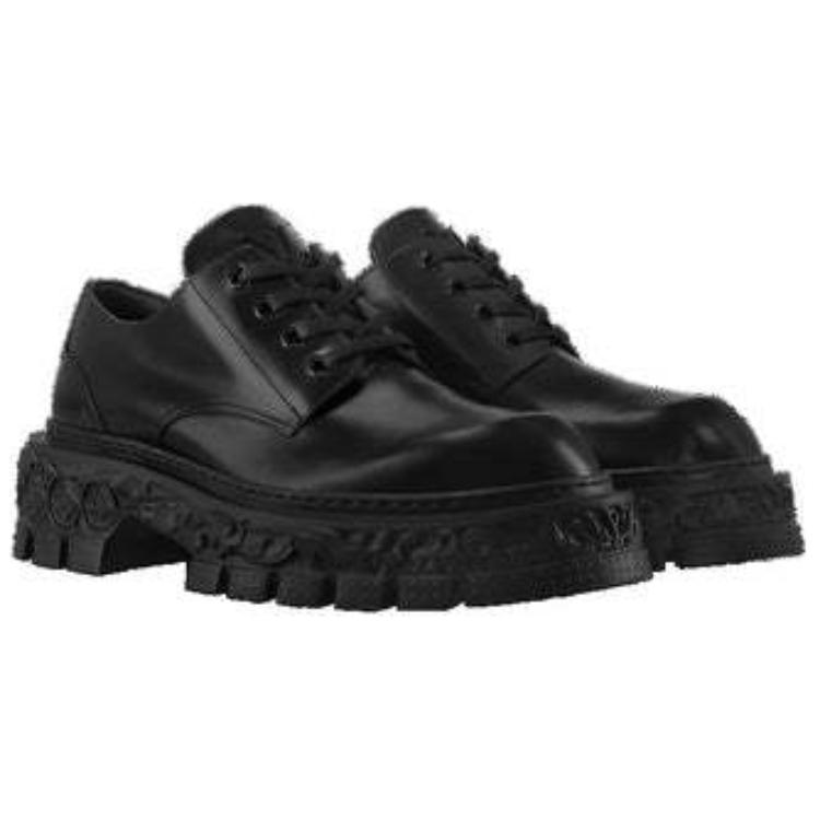 Order Sepatu Louis Vuitton LV Baroque Derby 'Hitam' 1AAZ4Z