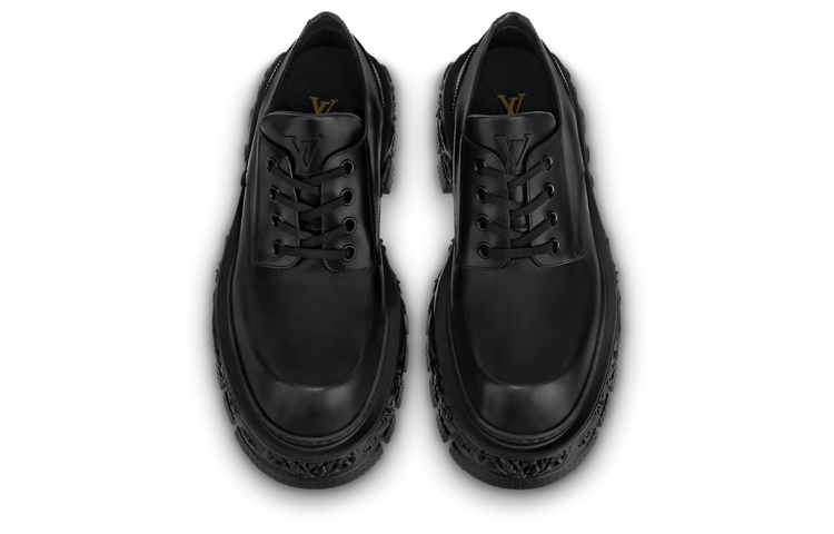 Buy Louis Vuitton LV Baroque Derby Shoes 'Black' 1AAZ4Z