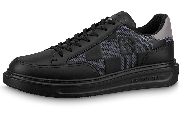 Louis Vuitton LV Beverly Hills Sneakers 'BlackcPlaid' 1AA5JL