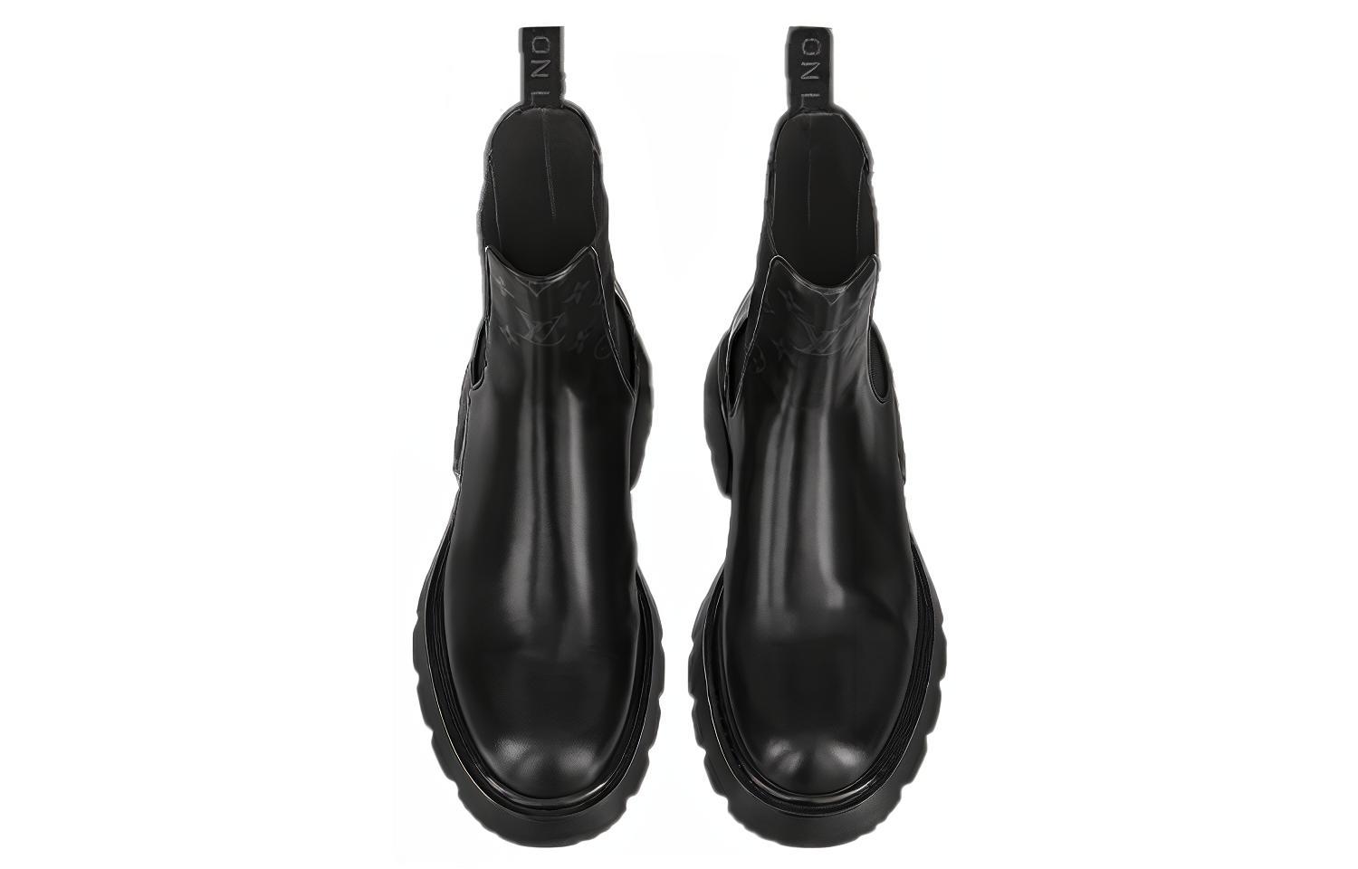 Lookbook Louis Vuitton LV Bold Chelsea Boots 'Black' 1A9FE1