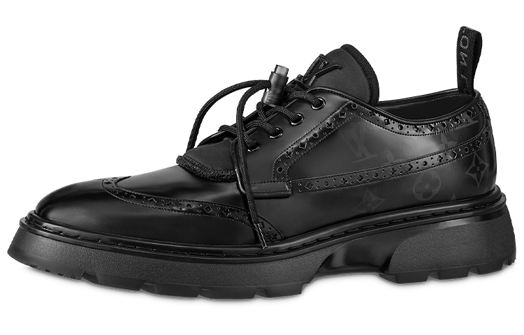 Beli Louis Vuitton Lv Bold Derby Shoes 'Black' 1A9ILR - Novelship