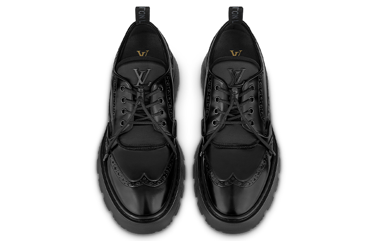 Beli Louis Vuitton Lv Bold Derby Shoes 'Black' 1A9ILR - Novelship