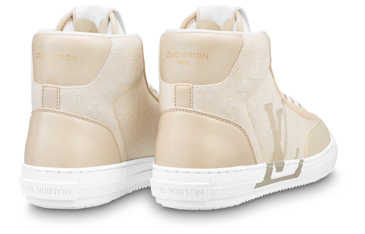 Shop Louis Vuitton LV Charlie Ankle Sneakers 'Beige Monogram' - Kasut Beige Monogram 1AARCV