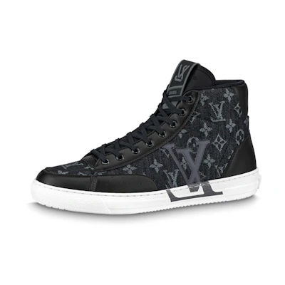 LV LV Charlie Ankle Sneakers 'Black Monogram'