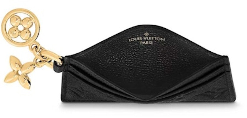 Louis Vuitton LV Charms Card Holder Black Lookbook Louis Vuitton LV Charms Card Holder Black
