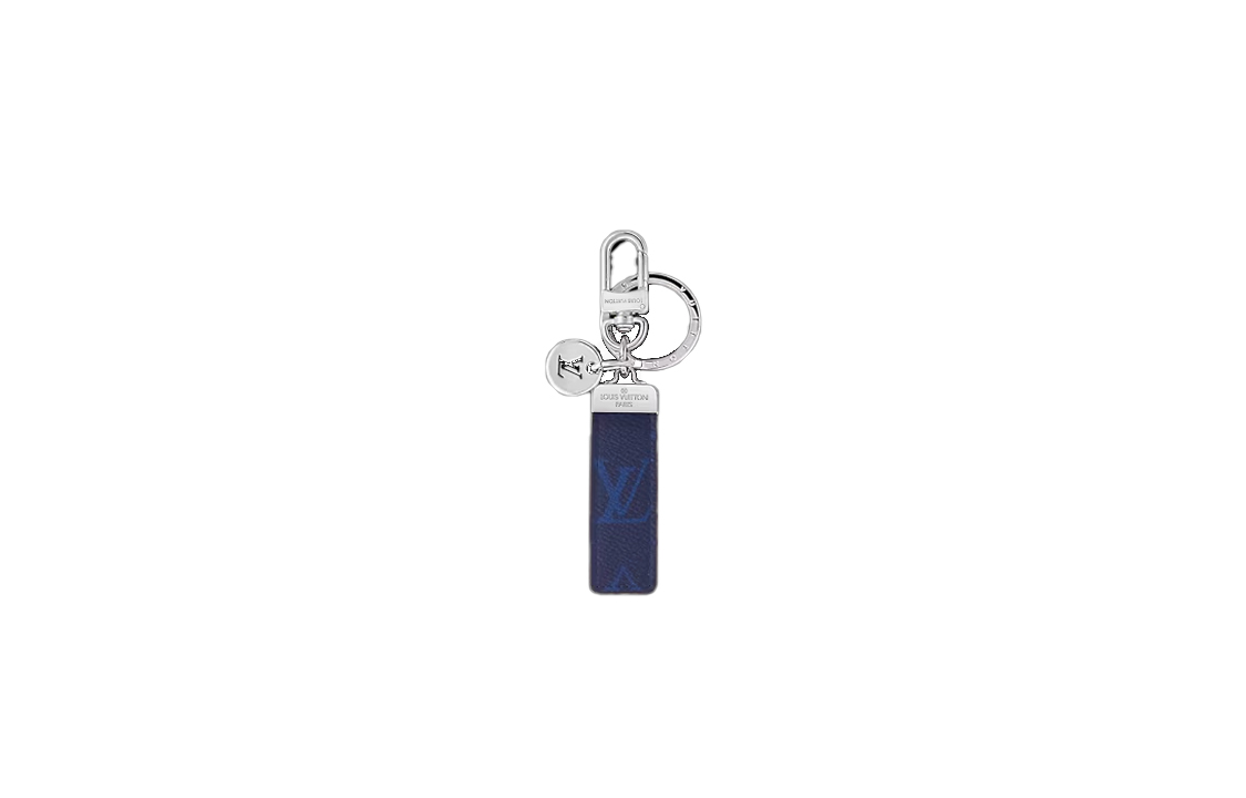 LOUIS VUITTON LV Circle Keychain Unisex Couple Design in Deep Blue. M01525 圖 2