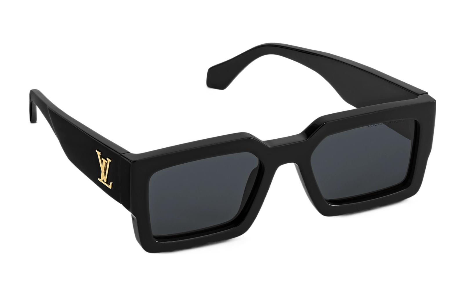 Lookbook ルイヴィトン LV Clash スクエア ブラック アセテート フレーム サングラス Z1579E