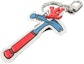 Buy LOUIS VUITTON LV Comics Hammer Bag Charm & Key Holder Red Logo. MP3107logo