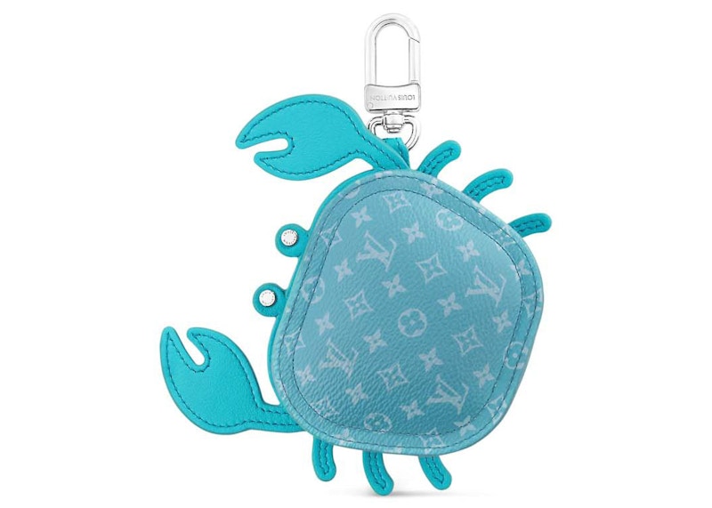 Louis Vuitton LV Crab Bag Charm Blue