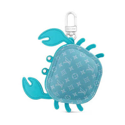 Louis Vuitton LV Crab Bag Charm Blue