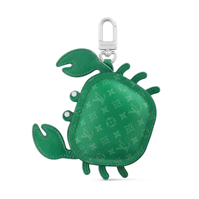 Louis Vuitton LV Crab Bag Charm Green