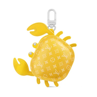 Louis Vuitton LV Crab Bag Charm Yellow