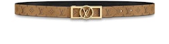 Buy Cinturón Louis Vuitton LV Dauphine Reversible Monograma Marrón Claro 2.5cm M0203Y