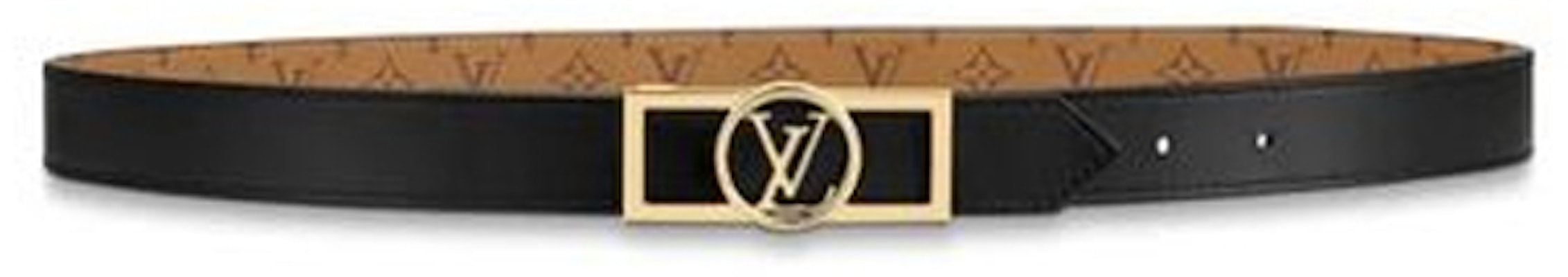 Cinturón Louis Vuitton LV Dauphine Reversible Monograma Marrón Claro 2.5cm M0203Y Lookbook Cinturón Louis Vuitton LV Dauphine Reversible Monograma Marrón Claro 2.5cm M0203Y