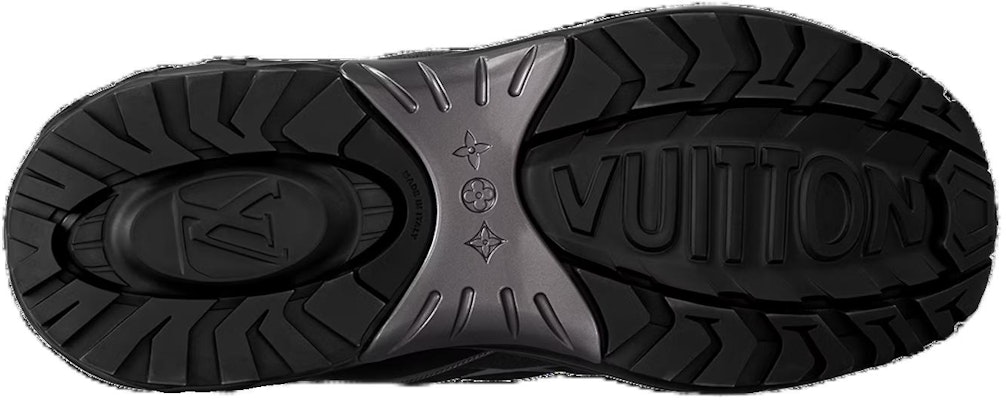 Louis Vuitton LV Discovery Lace Up Sneakers 'Black' 1ABZ2W Details for Louis Vuitton LV Discovery Lace Up Sneakers 'Black' 1ABZ2W