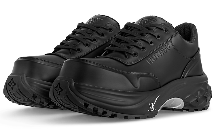 Order Louis Vuitton LV Discovery Low-Top ''Zwart Leer'' 1ACEN9