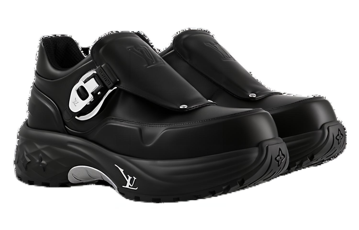 Lookbook Scarpe Louis Vuitton LV Discovery Monk Strap ''Nere'' 1ABYX1