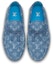 Lookbook Louis Vuitton LV Driver Moccasin Shoes 'Blue Denim Monogram with Blue' 1ABF63