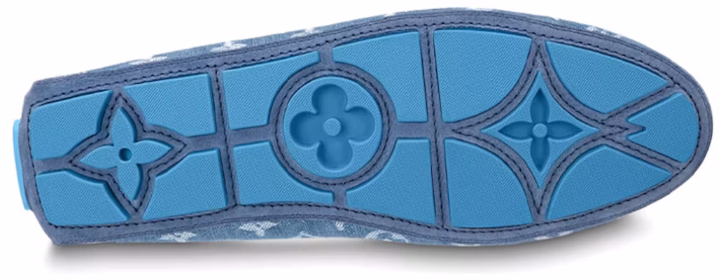 Louis Vuitton LV Driver Moccasin Shoes 'Blue Denim Monogram with Blue' 1ABF63 Purchase Louis Vuitton LV Driver Moccasin Shoes 'Blue Denim Monogram with Blue' 1ABF63